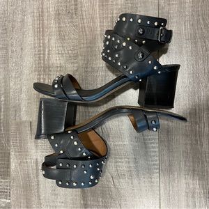 & OTHER STORIES Studded Leather Block Heel
